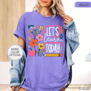 Let's Learn Today Tee | Green