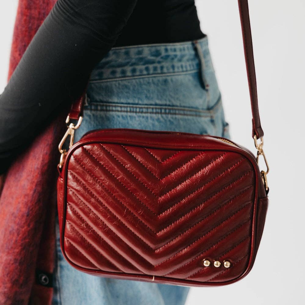Coco Quilted Camera Crossbody Bag