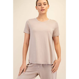 Viscose Modal Short Sleeve Top | Multiple Colors