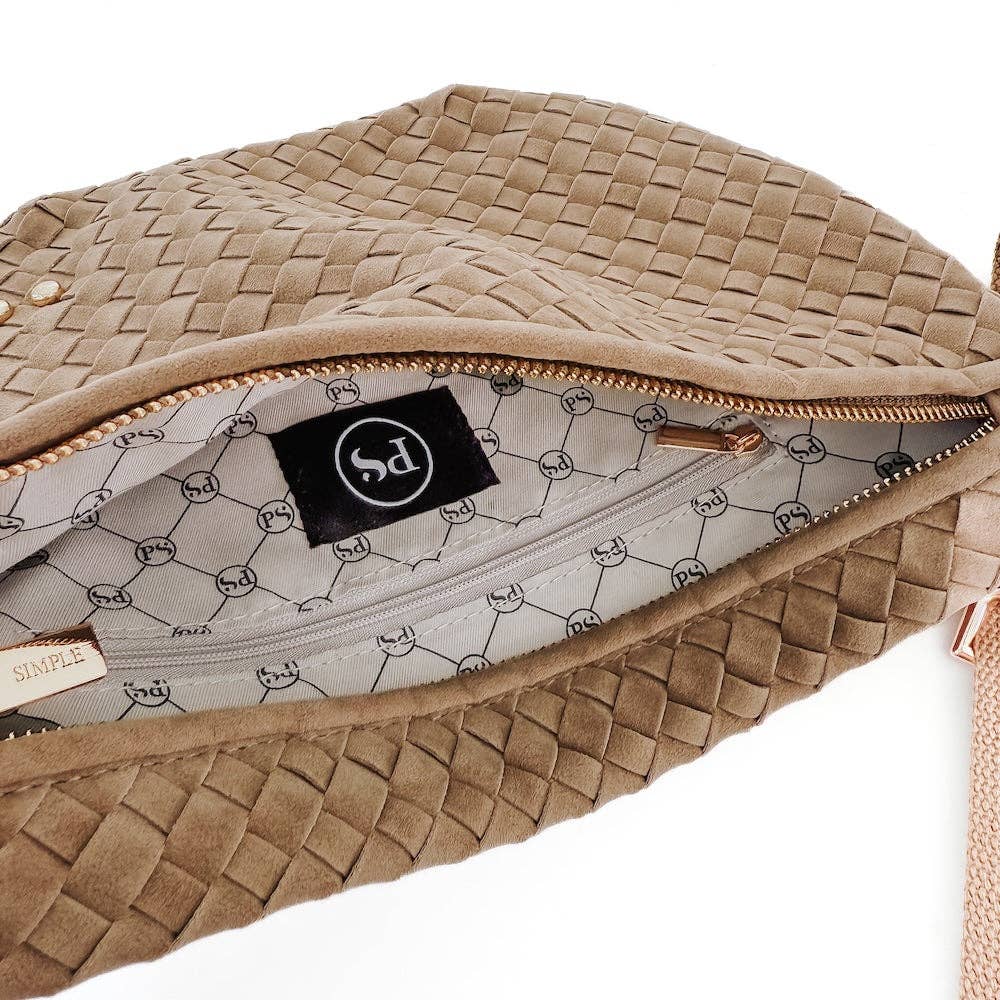 Suede Westlyn Woven Bum Bag