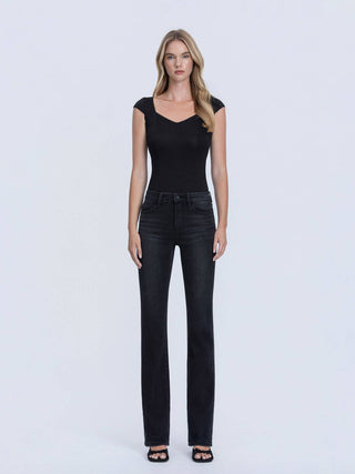 Lovervet Black Bootcut High Rise Jeans