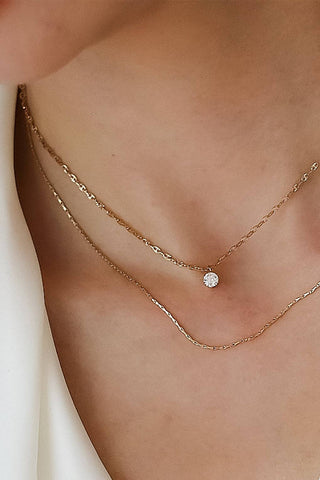Layered Chain Necklace | 18K Gold Plated Waterproof Stainless Steel