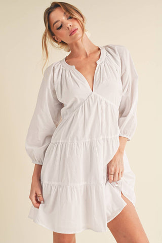 Jenay Tiered Dress | Lilac