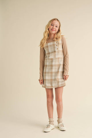 Phoebe Tween Plaid Sheath Dress