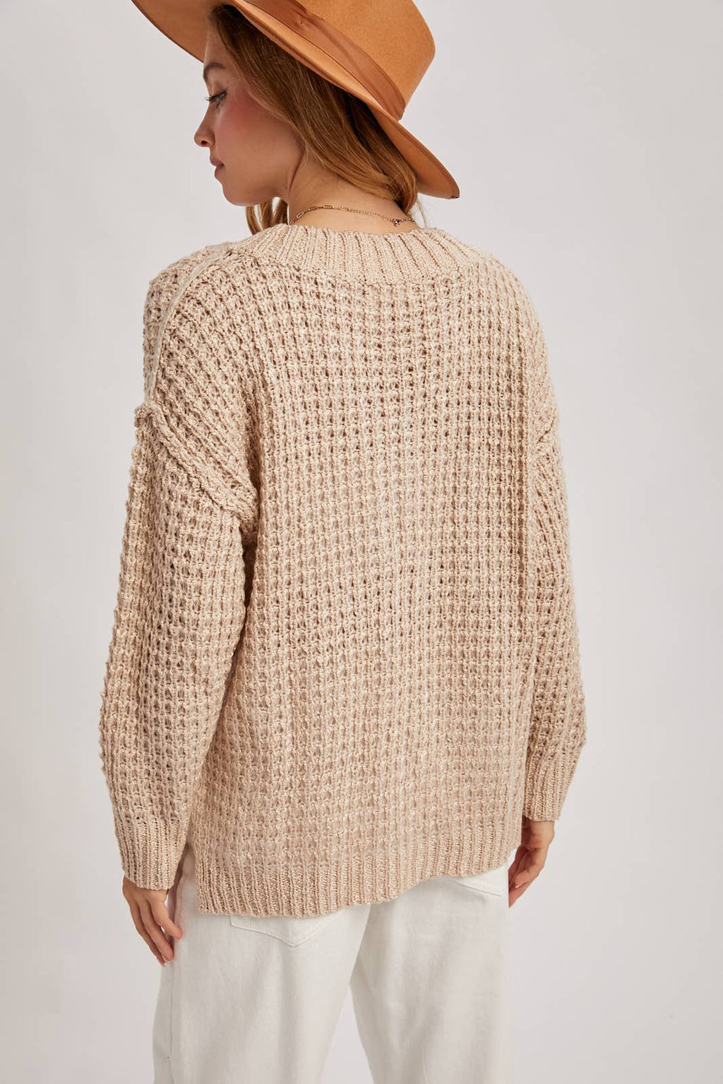 Thalia Thermal Henley | Mocha