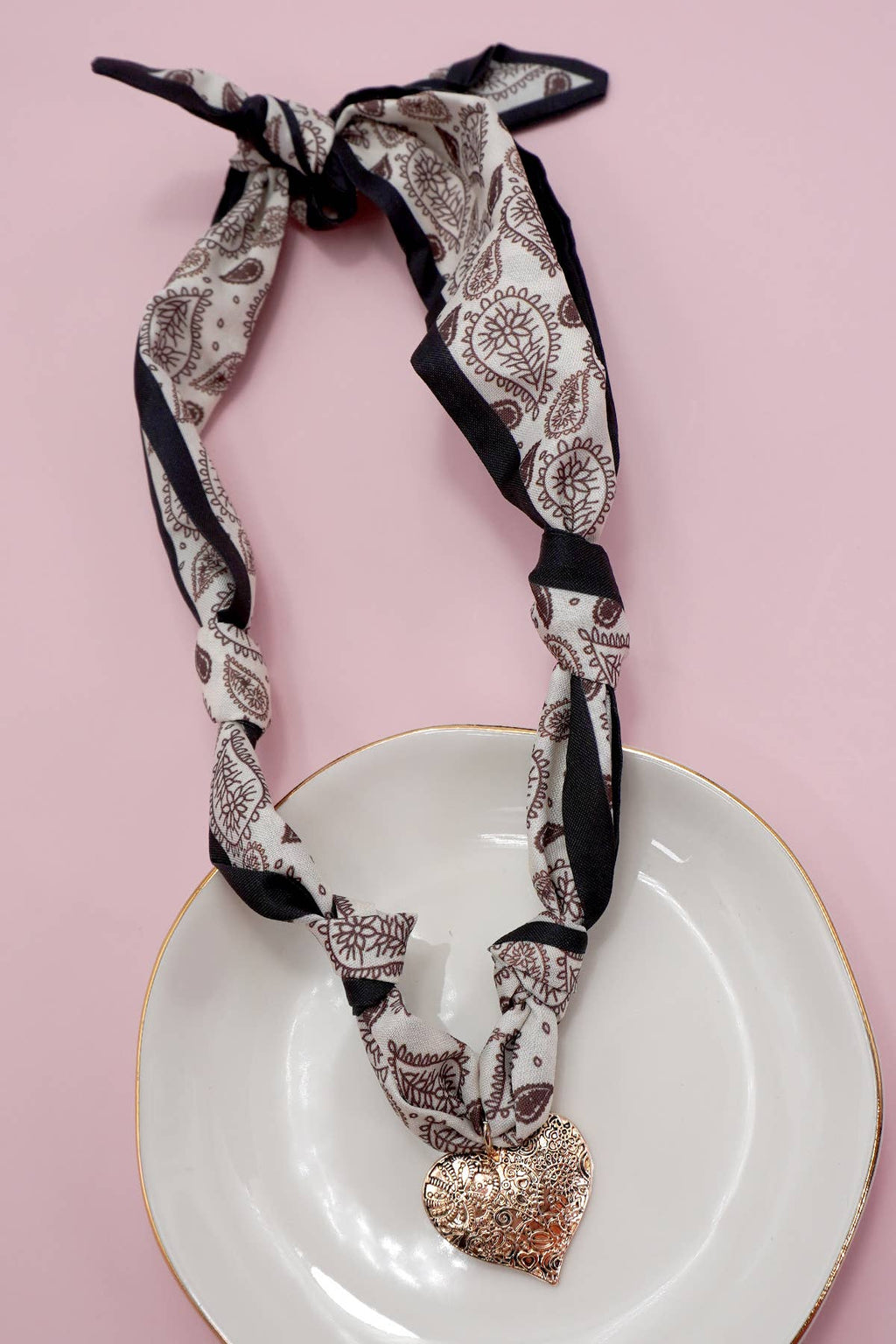 Scarf Charm Necklace | Assorted Options