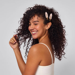 Recycled Plastic Creaseless Clips 4pc Set | Cherry Print