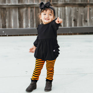 Bree Fluttersleeve Bubble Romper | Black