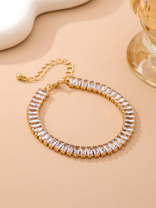 Baguette Crystal Tennis Bracelet