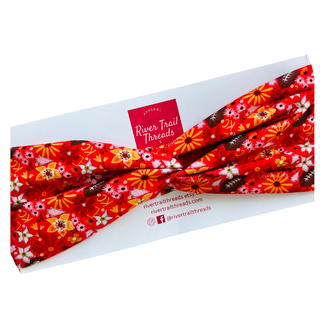 Girls Kansas City Floral Football Headband