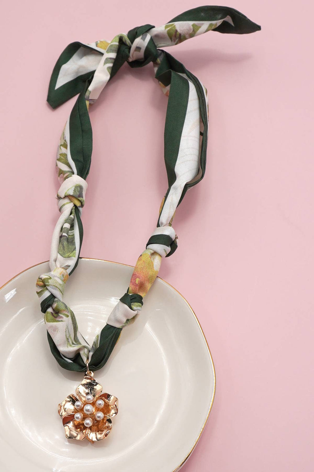 Scarf Charm Necklace | Assorted Options