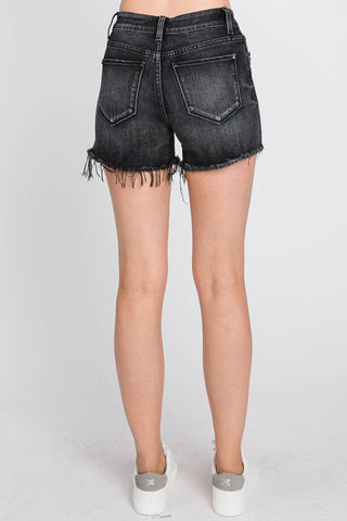 Helena High Rise Comfort Stretch Shorts | Black