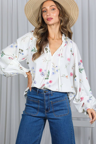 Felicity Floral Print Blouse