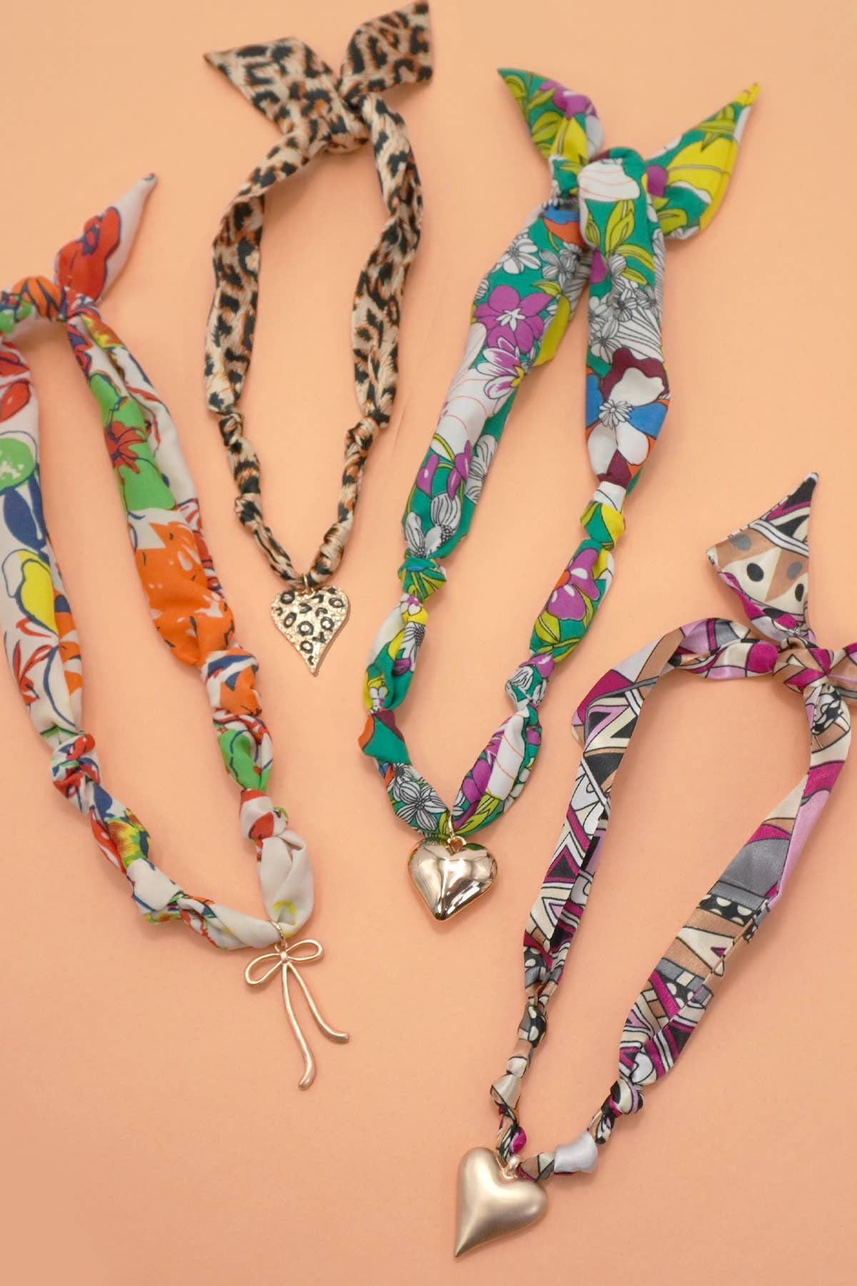 Scarf Charm Necklace | Assorted Options