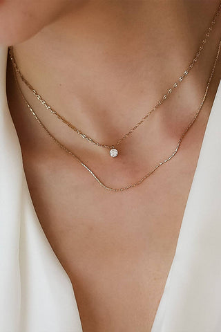 Layered Chain Necklace | 18K Gold Plated Waterproof Stainless Steel