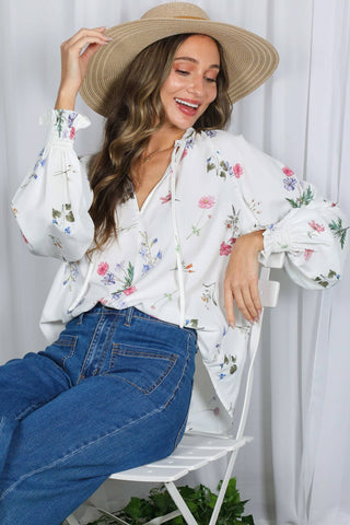 Felicity Floral Print Blouse