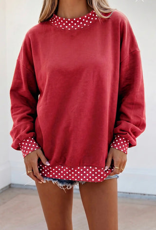 Custom Mini Polka Dot Mockneck | Preorder