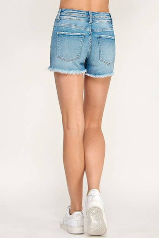 Medina High Rise Yoke Detailing Shorts