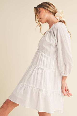 Jenay Tiered Dress | Lilac