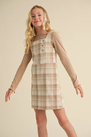 Phoebe Tween Plaid Sheath Dress