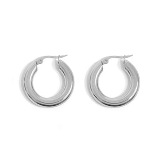 Chunky Hoop Earring | 18K Gold PVD + Stainless Steel
