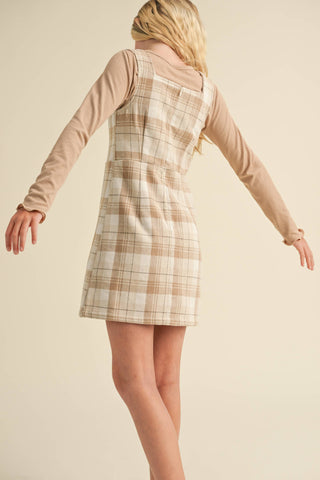 Phoebe Tween Plaid Sheath Dress