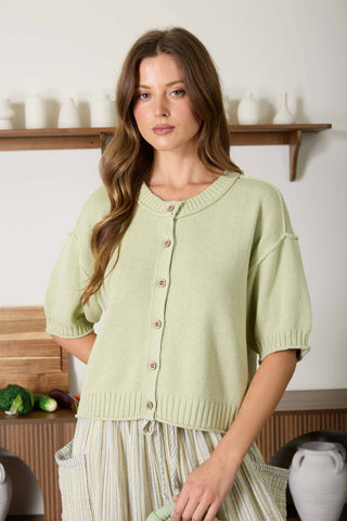 Rachel Short Sleeve Knit Cardigan | Multiple Colors