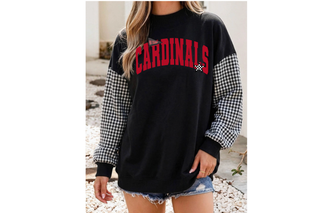 Custom Gingham Mockneck | Preorder