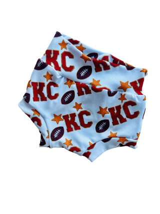 KC Football Girl Baby & Toddler Bummies