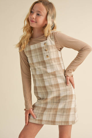 Phoebe Tween Plaid Sheath Dress