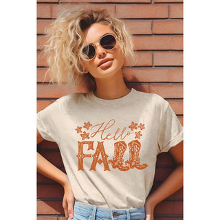 Hello Fall Graphic Tee | Mineral Oatmeal