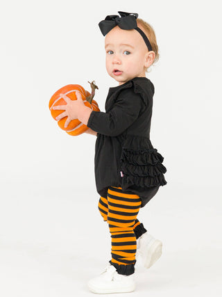 Bree Fluttersleeve Bubble Romper | Black