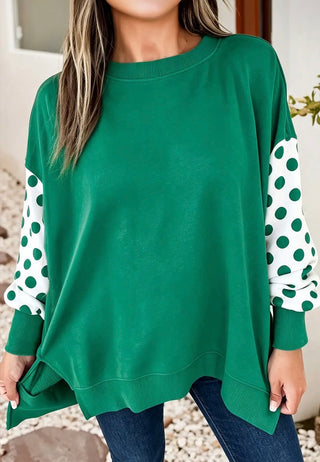 Custom Large Polka Dot Sweatshirt | Preorder
