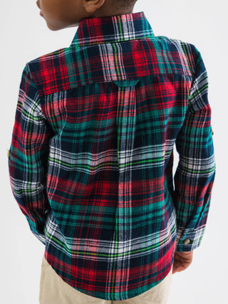 Christopher Plaid Long Sleeve Button Down Shirt