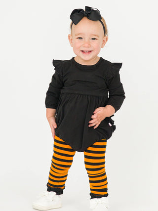 Bree Fluttersleeve Bubble Romper | Black
