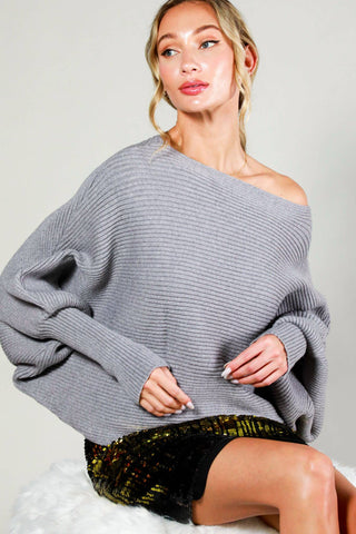 Bellimy Boat Neck Sweater | Burgundy
