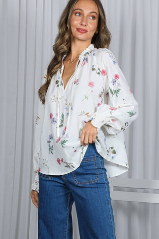 Felicity Floral Print Blouse