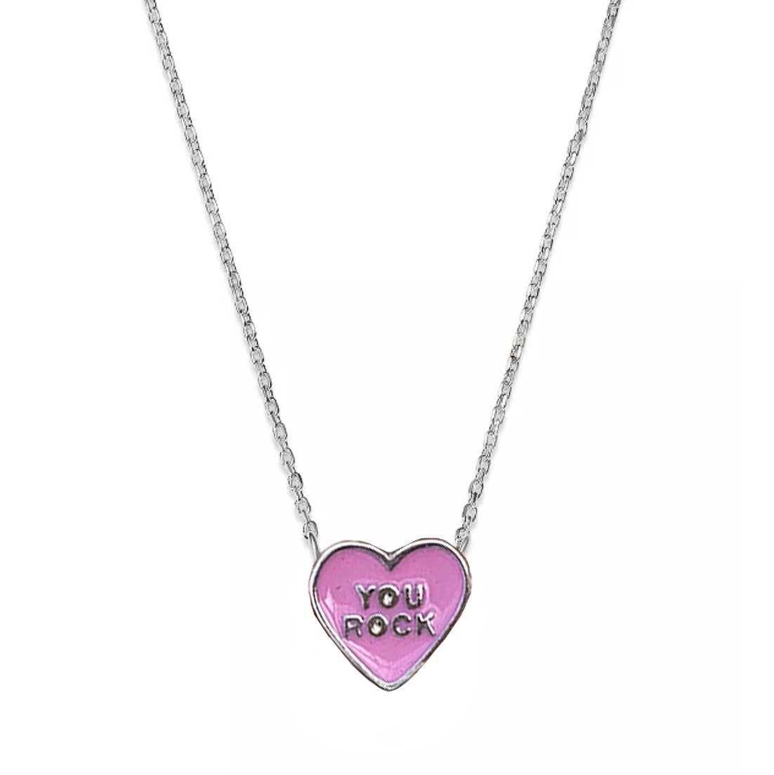 Conversation Hearts Valentines Necklace