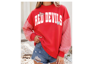 Custom Gingham Mockneck | Preorder