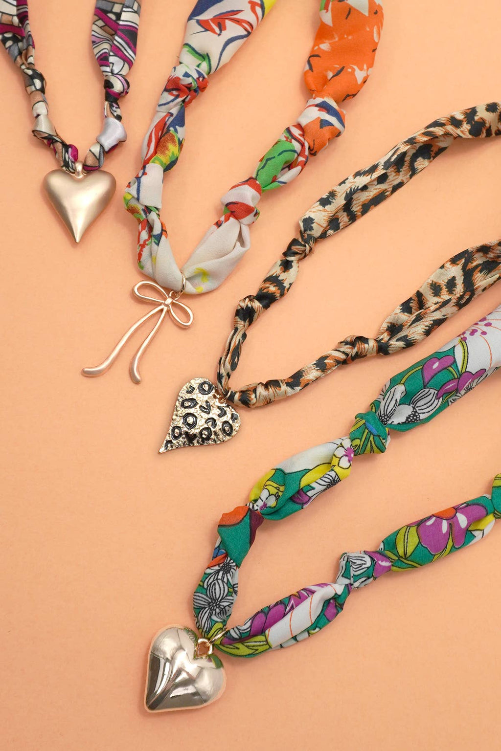 Scarf Charm Necklace | Assorted Options