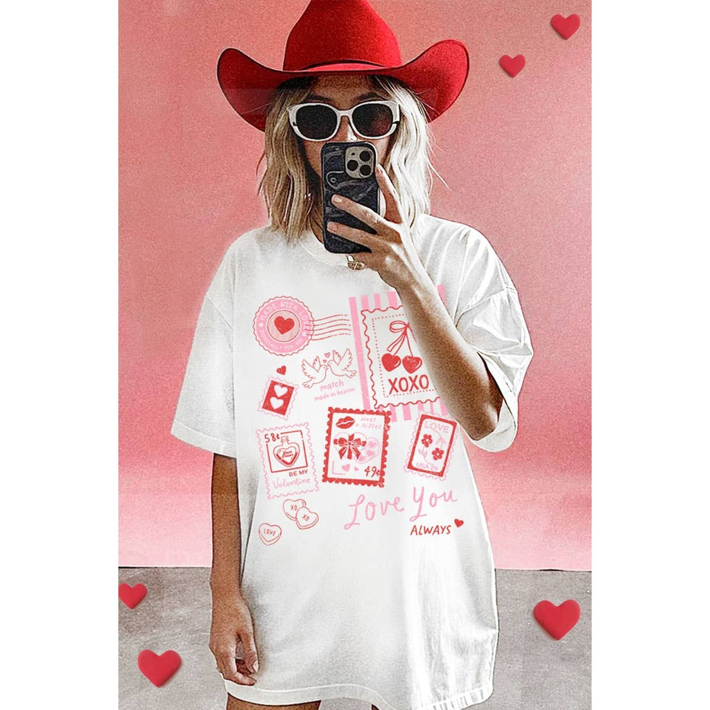 Love You Always Mineral Graphic Tee | Charcoal