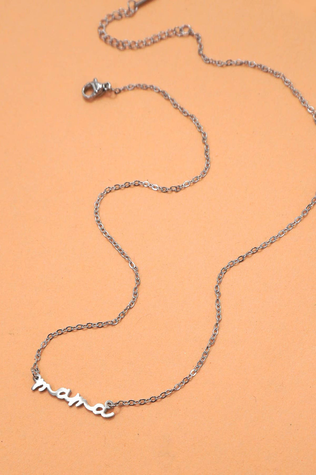 18K Stainless Steel Mama Necklace | Assorted Metal Options