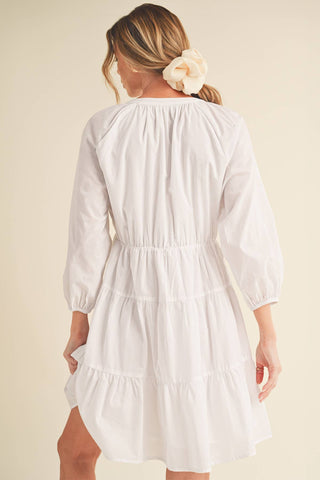 Jenay Tiered Dress | Lilac