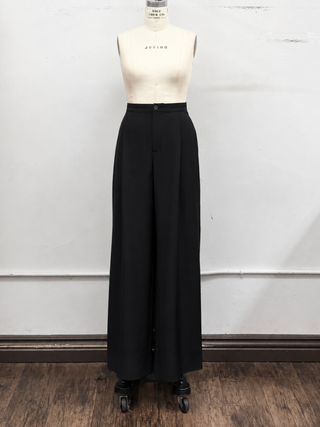 Catherine High Waist Wide Leg Pants | Light Khaki