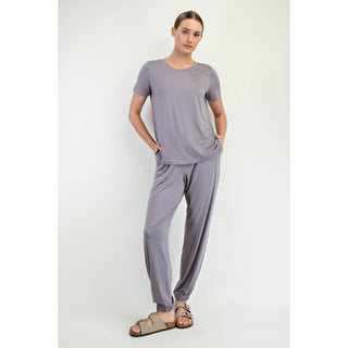 Viscose Modal Short Sleeve Top | Multiple Colors