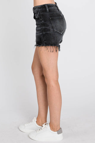 Helena High Rise Comfort Stretch Shorts | Black