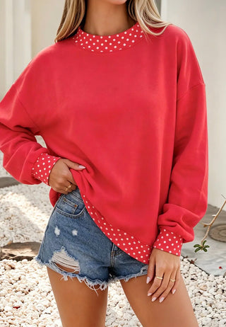 Custom Mini Polka Dot Mockneck | Preorder