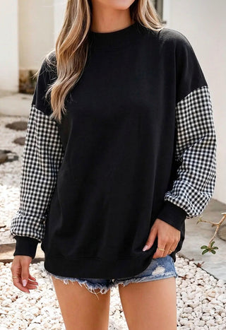 Custom Gingham Mockneck | Preorder