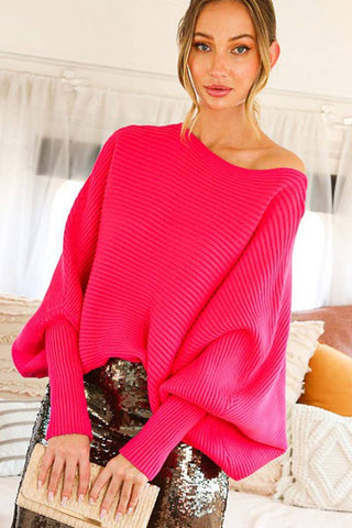 Bellimy Boat Neck Sweater | Burgundy