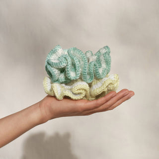 Crochet Scrunchie | Seafoam Blue
